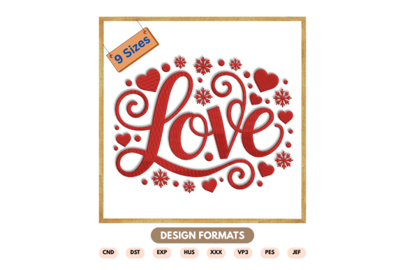 Crafting Cozy Romance: The Love Embroidery Design Aesthetic