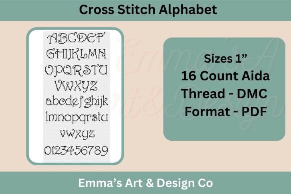 Elegant Stitching: Mastering the Alphabet Cross Stitch Pattern PDF