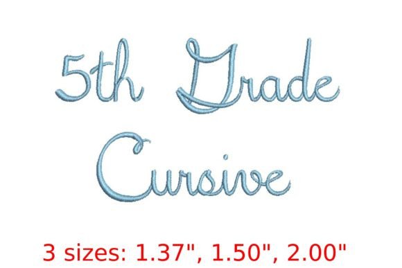 Elevate Your Stitching with 5th Grade Cursive