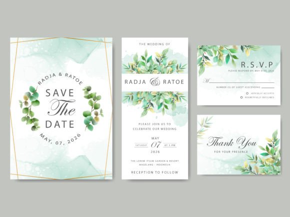 Greenery Eucalyptus Wedding Invitations: A Designer's Toolkit