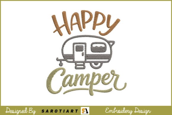Happy Camper Vintage Trailer: A Design Asset for Road-Ready Branding