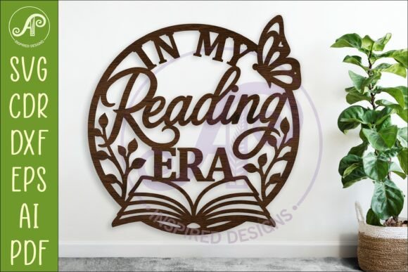 In My Reading Era SVG: A Book Lover's Dream Sign