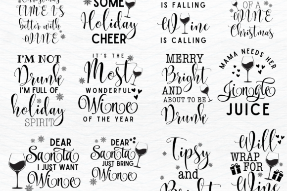 Merry, Bright and Drunk: The Holiday PNG for Festive Designs