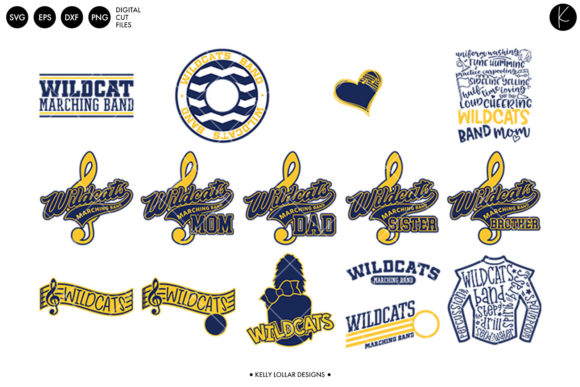 Wildcats Marching Band Mascot: A Bundle for Every Spirit Project